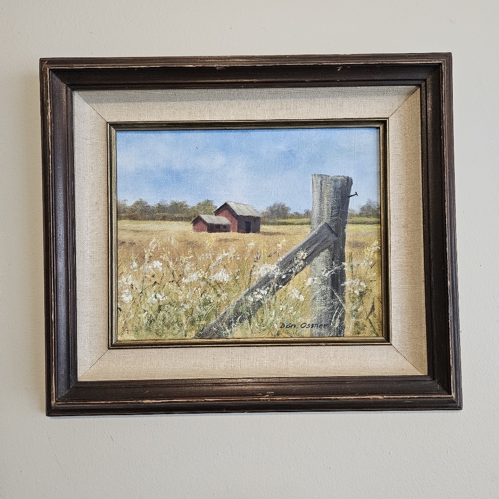 Don Osnner landscape oil painting signed. - Picture 3 of 16